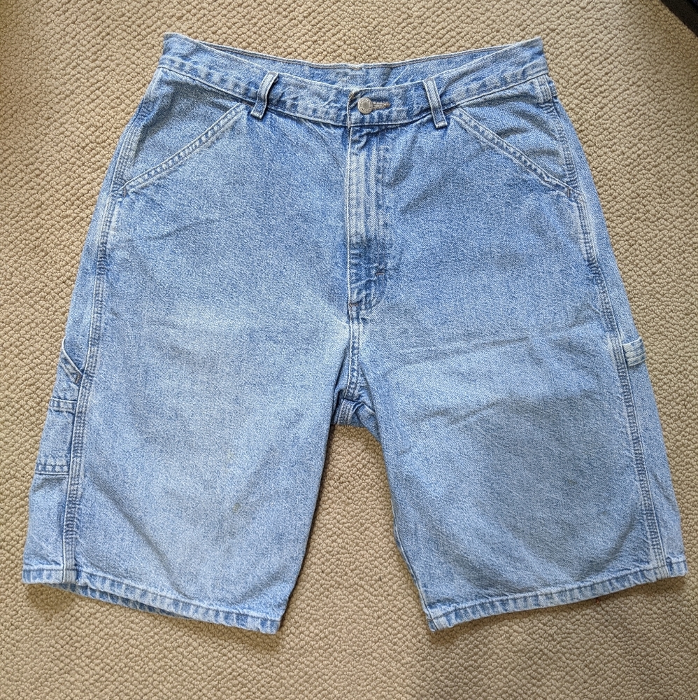 Vintage Wrangler denim cargo shorts